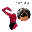 Bling Car Seat Hanger Universal Car Back Seat Organizer Hanger (Red)