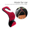 Bling Car Seat Hanger Universal Car Back Seat Organizer Hanger (Red)