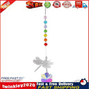 Crystal Wind Chimes Chandelier Rainbow Dragonfly Beads Hanging Decor (1) Newly
