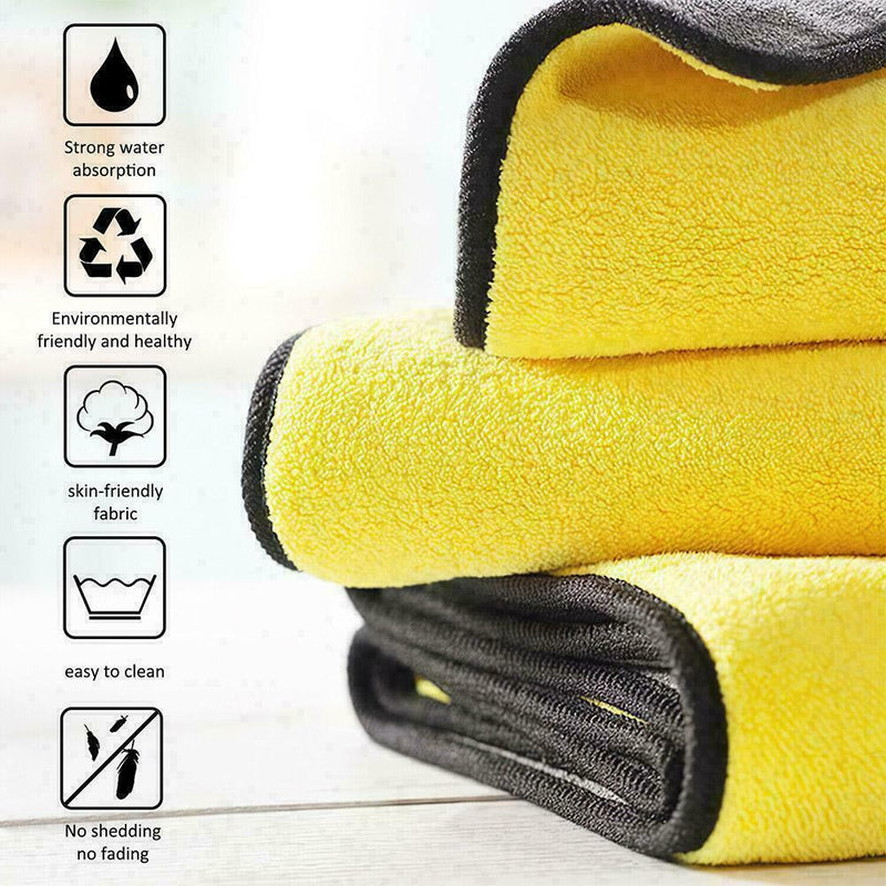 Microfiber Cleaning Cloth Wash Towel Drying Rag Car Polishing H9Y7 Rag Y8L8
