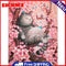 Tree Sleeping Cat Oil Paint By Numbers Kits Canvas Picture Wall Art DIY Craft