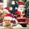 120cm Giant Santa Claus with Crutch Inflatable Christmas Props Decor (US) Newly