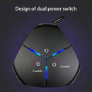 TEUCER 1.6m Waterproof Desktop Computer PC Case Power Supply Reset Button Switch
