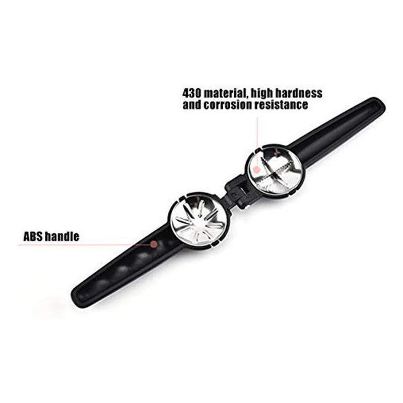 Stainless Steel Chestnut Clip Walnut Pliers Nut Opener Kitchen Tool (Black)