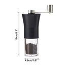 Grinder Manual Coffee Grinder Adjustable Knob Setting ABS Coffee Bean Mill