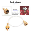 Outdoor Camping Picnic Gas Refill Pipe Cook Propane Flat Cylinder Tank Tube