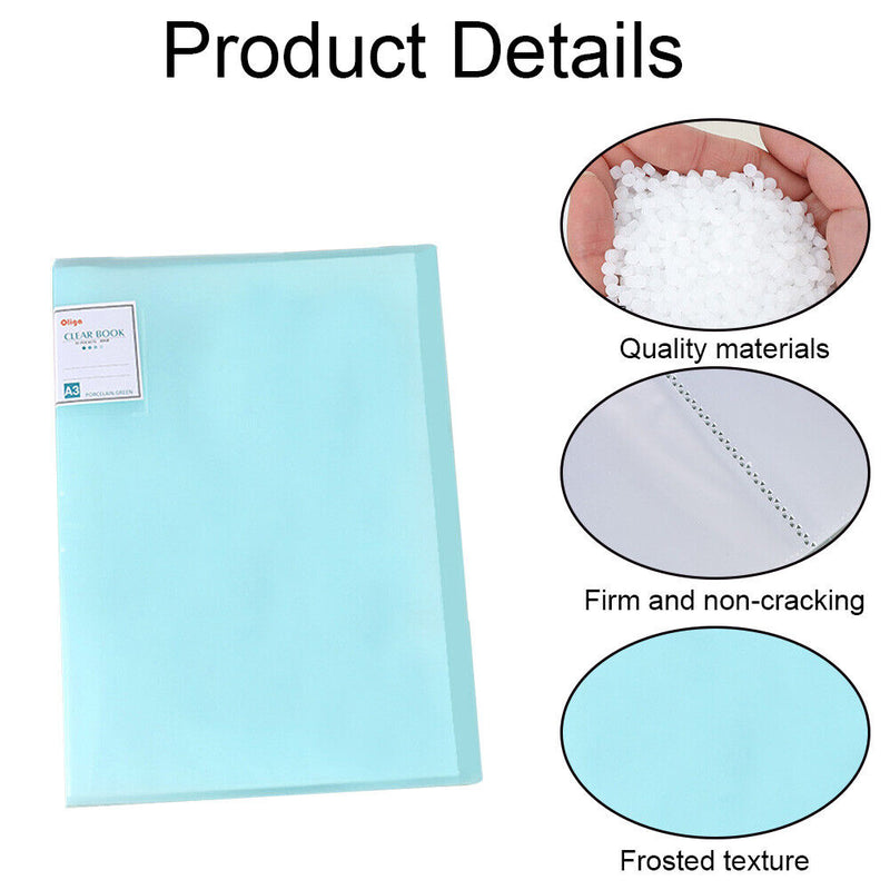 A3 30 Pages Diamond Painting Waterproof Photo Album Book Covers (Green) Newly