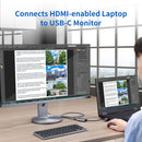 HD 4K@60Hz USB Type C 3.1 USB-C to HDMI Adapter Female to Male Converter
