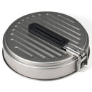 Cookware Titanium Fry Pan Camping Frypan Non-Stick Frying Pan Ultralight Grill