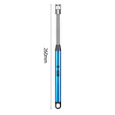 Windproof Electric BBQ Lighter USB Plasma Ignition for Gas Stove (Blue)