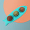 #A 3-in-1 Cat Edible Mint Ball Toys Pets Teeth Health Cleaning Chewing Roller To