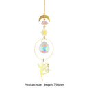 #A Crystal Wind Chime Prism Windbell Window Curtains Pendant Garden Hanging Deco