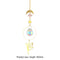 #A Crystal Wind Chime Prism Windbell Window Curtains Pendant Garden Hanging Deco