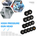 Stainless Steel Pressure Car Washer Sprayer Nozzle Tip for Auto (4 Nozzles)