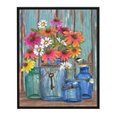 Full Embroidery Flower Pattern DIY 11CT Stamped Canvas Needlework Set Home Decor