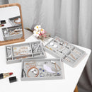 Case Earring Organizer Velvet Stackable Jewelry Trays Drawer Rings Holder