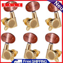 6pcs 3R 3L Guitar Tuning Pegs Enclosed Locking Closed Knob Machine Heads Tuners