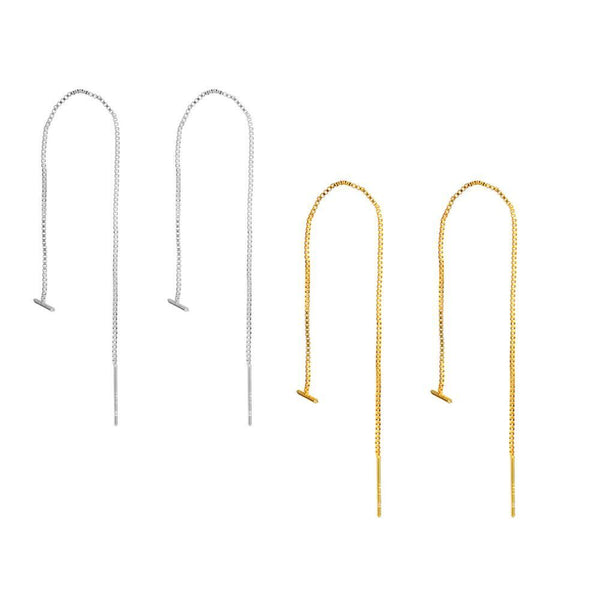 Earring Gothic Shiny Ear Line Ear Stud Long Tassel Drop Earring Earrings Chain
