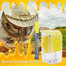 Beekeeper Marker Bottle with Marking Pens Queen Beekeeping Tool (Yellow)