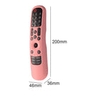 Anti-Slip Case Smart TV Remote Control Cover for LG MR21GA/MR21GC (Pink)