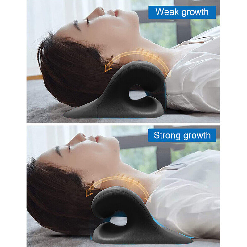 Neck Shoulder Stretcher Cervical Spine Alignment Device Pillow for Pain Relie