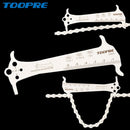 TOOPRE Bicycle Chain Checker MTB Bike Chains Gauge Measuring Ruler (Marked)