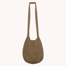 Fashion Knitted Shoulder Bags for Women Large Capacity Shopping Crossbody Bags