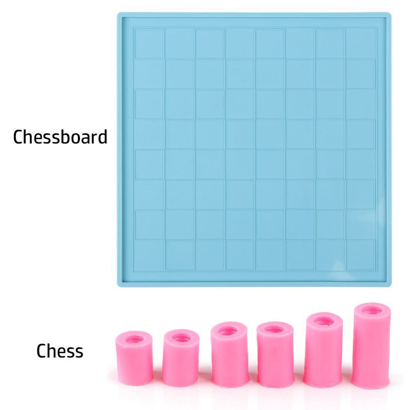 Epoxy Crystal Glue DIY Chess Mold Silicone Chessboard Mould Chess Board Tools