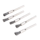 10Pcs 5mm Steel Wire Brushes accessories for rotary tools polishing Newly