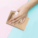 Tassels Women Short Wallet PU Leather Clutch Card Bag Female Purse (Coffee)