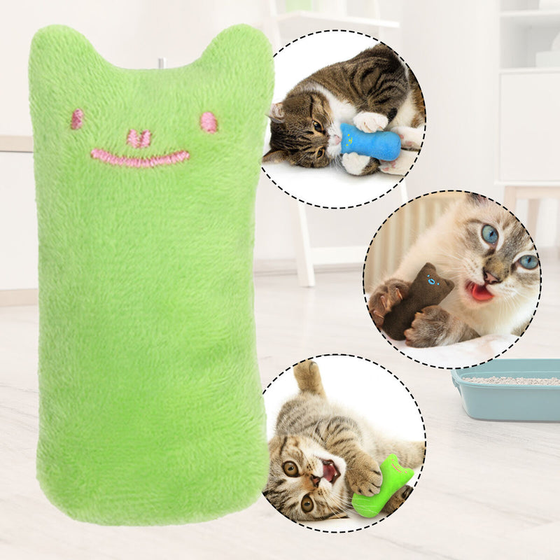 Cat Catnip Toys - Boredom Relief Pillow Scratch Pet Teeth Grinding Chew Toys