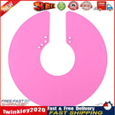 Haircut Shawl Neck Cape Silicone Neck Shield for Hair Coloring (Pink) Newly