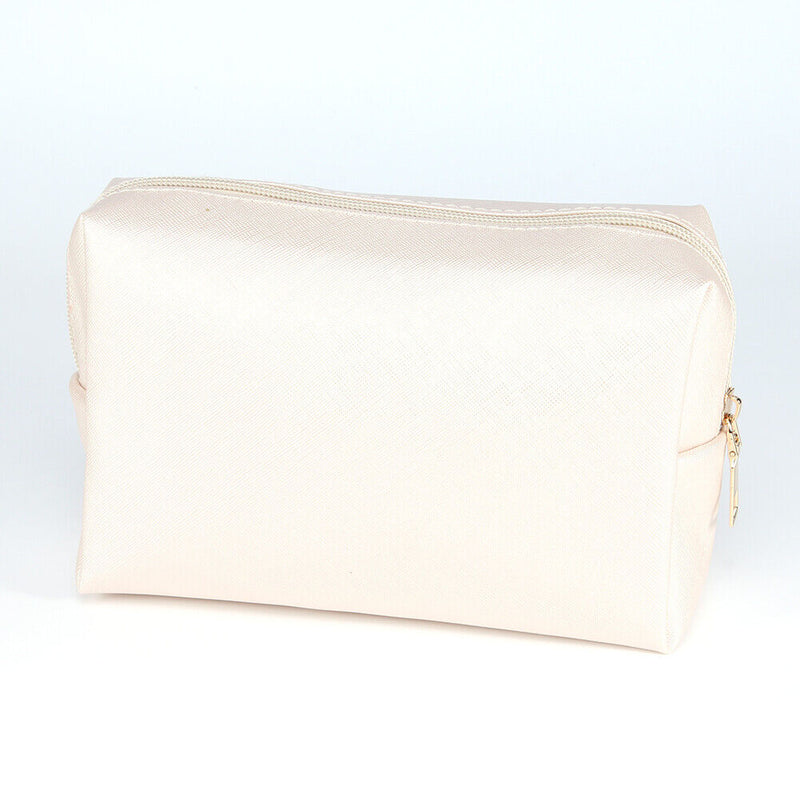 Cosmetic Bag Pu Leather Makeup Pouch Portable Travel Organizer Zipper for Tra