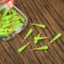#A 30pcs Copper Head Rubber Bobber Drift Fishing Floats Tackles Accessory