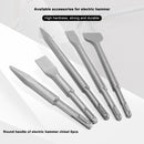 5pcs Point Groove Gouge Flat Chisels Set Electric Hammer Brick Drill Bit Newly
