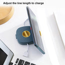 HDMI Earphone Cable Winder Box Cable Organizer Cord Storage Case Phone Holder