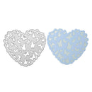 Heart DIY Cutting Dies Stencils Scrapbook Embossing Album Card Gifts (2pcs)