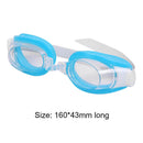 Unisex Swimming Goggles HD Anti-fog Swim Glasses Sports Swimwear with Ear Plu