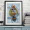 Bee 5D DIY Part Drill Crystal Diamond Painting Rhinestone Animal Drawing 30x40cm