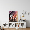 Indigenous Girl Oil Paint By Numbers Kits Canvas DIY Picture Hand Painted