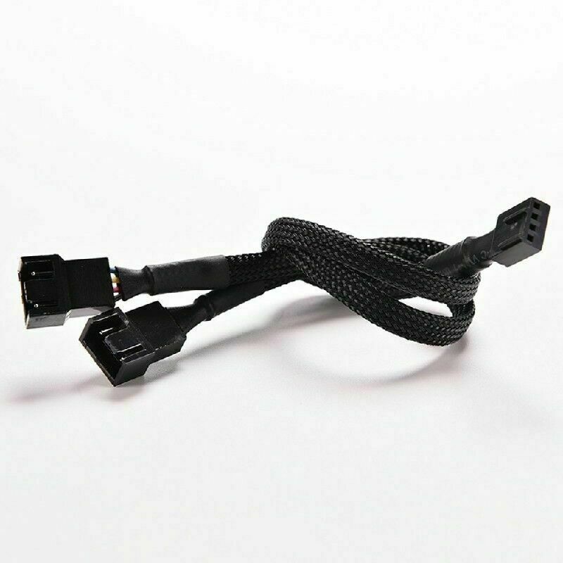 1pc 4 Pin PWM To Dual PWM Power Y-Splitter Adapter Fan Case PC T1Y5 For CPU R8N0