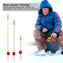 5pcs Portable Ice Fishing Rod Top Tip Winter Poles Fishing Tackle (100mm)