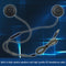 QY7 In-Line Control 3.5mm Headset with Microphone for Motorcycle Helmet Int
