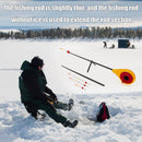 Mini Ice Fishing Rod with Pole Tip Outdoor Fishing Tackle (Yellow 70mm) Newly