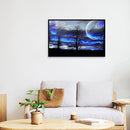 5D DIY Full Round Drill Diamond Painting Moonlight Forest View Handmade Decor