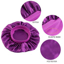 Satin Bonnet Silk Sleep Cap Adjustable Cap Salon Bonnet for Women Braids Hair