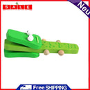 Cartoon Wood Castanet Clapper Handle Kid Musical Instrument Toys (Crocodile