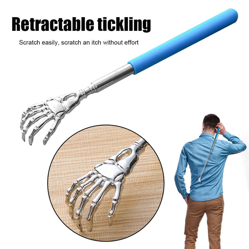 Stainless Steel Ghost Claw Scratcher Retractable Relieve Itch Hand Grip Artifact