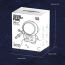 Mini Astronaut Fan USB Rechargeable Portable Bladeless Fan (Light Blue)