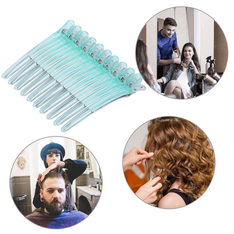 10pcs Duck Mouth Hairdresser Hair Clip Salon Clamps Hairdressing Section Ha